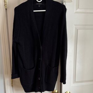 Banana Republic Black Knit Cardigan